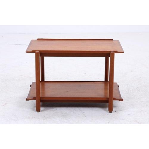 Mid-Century Danish Teak Bar Table by Poul Hundevad, 1960s For Sale - Image 3 of 15