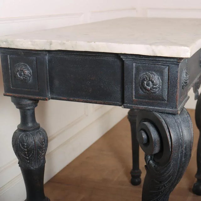 Italian Painted Console Table For Sale - Image 6 of 10