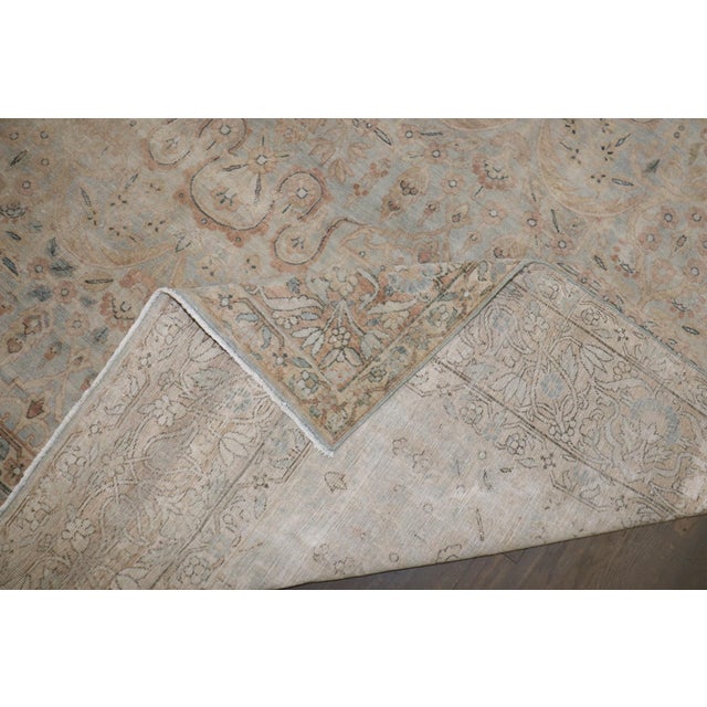 Light Color Persian Antique Kerman rug no. j5228 For Sale - Image 11 of 13