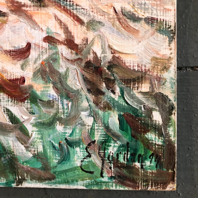 Original painting on Masonite 24 x 30 signed bottom right Unframed