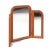 Mid 20th Century Mid Century Danish Teak Vanity Mirror For Sale - Image 5 of 6