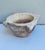 Early 19 th c handcarved marble flower pot.