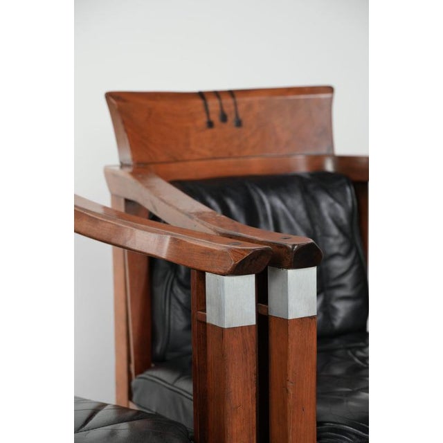 Art Deco Decoforma Series Dining Armchairs in Black Leather from Schuitema, Set of 4 For Sale - Image 14 of 18