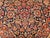 Vintage Persian Kashan Area Rug, Hand-Knotted Wool, Floral Pattern, Red & Navy, 5x7 For Sale - Image 14 of 17