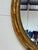 Gold 19th Century French Louis XVI Style Carved and Giltwood Oval Mirror For Sale - Image 8 of 12