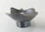 Metal 20th Century Chinese Pewter Leaf Shaped Dish With Inset Soapstone For Sale - Image 7 of 12