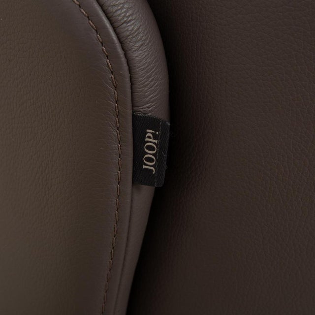 Grey Taupe Joop 8115 Leather Armchair with Manual Function For Sale - Image 6 of 8