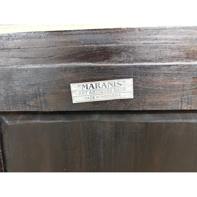 Vintage Indonesian Storage Cabinet For Sale - Image 11 of 12