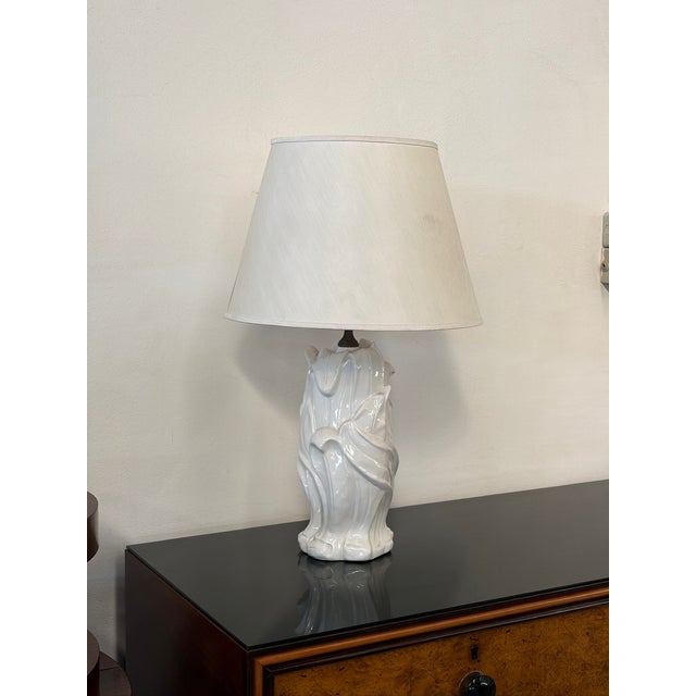 Vintage Ceramic Table Lamp, 1960s, in Flawless conditions. Designed 1960 to 1969 European Plug (up to 250V).The wiring of...