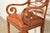 Brown Baker Furniture English Regency Carved Walnut Bar Stools, Set of Four For Sale - Image 8 of 15