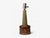 Ceramic 1960s Mid-Century Modern Pm Keramik, Tall Table Lamp, Green and Brown Carved Ceramic For Sale - Image 7 of 11