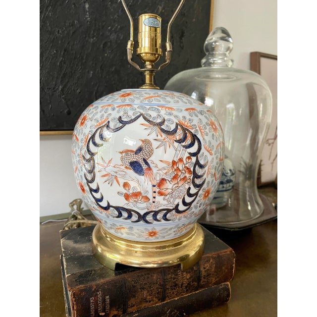1960s 1960s Pheasant Ginger Jar Chinoiserie Lamp by Remington For Sale - Image 5 of 8