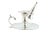 Metal Plain Silver Paddle with Applications For Sale - Image 7 of 7
