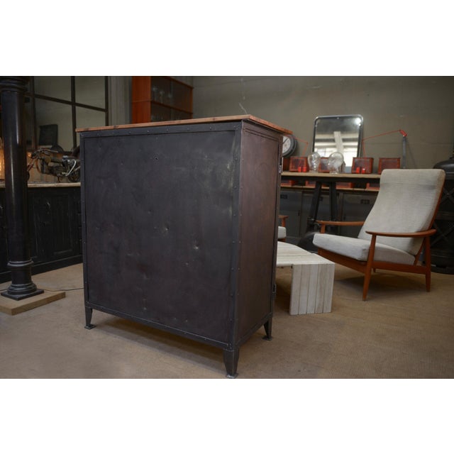 Buffet in Riveted Metal, 1940s For Sale - Image 15 of 16