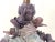 Mid 20th Century Italian Capodimonte Bouquet Lamp & Shade For Sale - Image 11 of 18