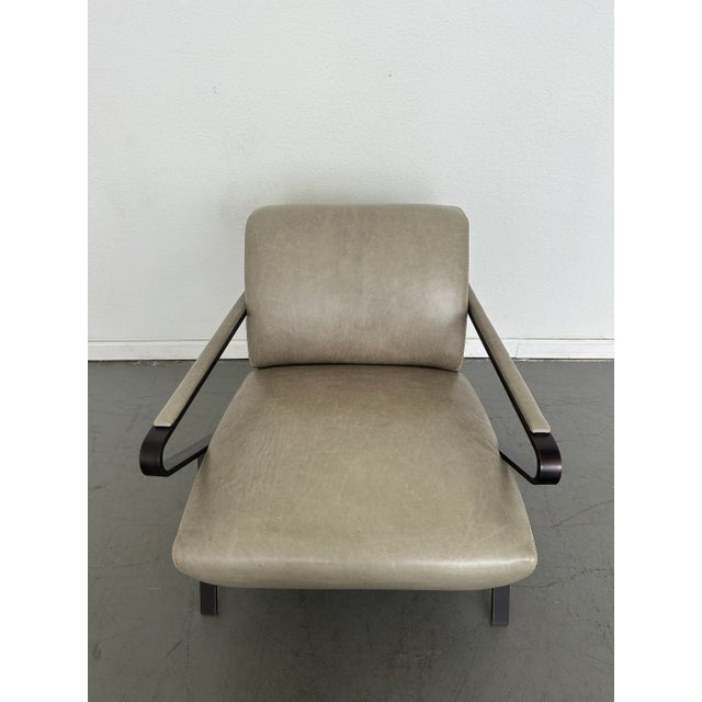 American Leather Oscar Accent Chair For Sale - Image 9 of 9