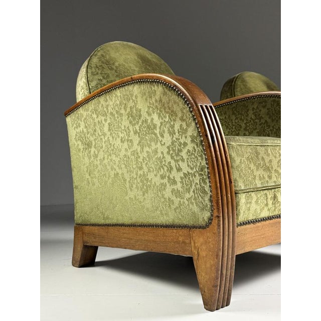 French Art Deco Club Chairs, 1930s, Set of 2 For Sale - Image 15 of 18