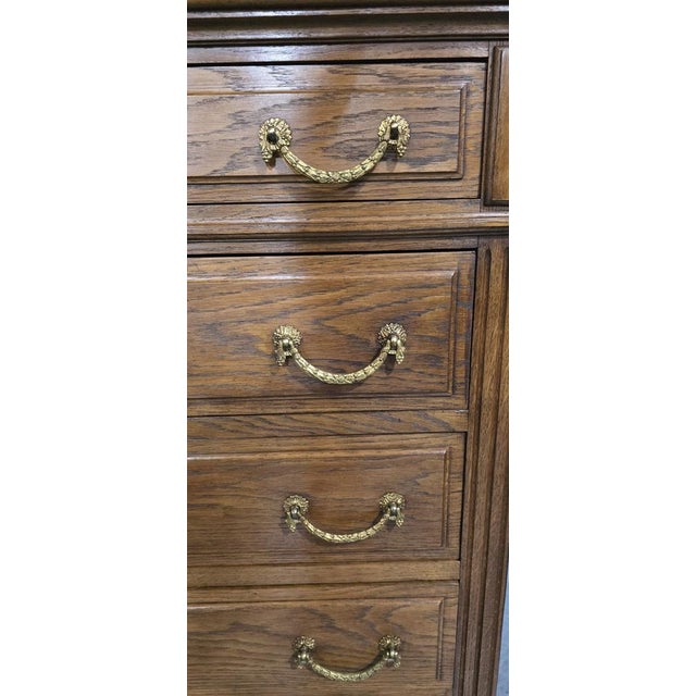 French Oak Six-Drawer Chest of Drawers, 1900s For Sale - Image 14 of 18