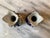 Mid 19th Century Old Paris Cobalt Vases- a Pair For Sale - Image 6 of 7