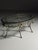 Empire Metal Coffee Table with Glass Top, 1980s For Sale - Image 11 of 18