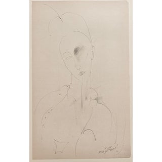 A. Modigliani, Lunia, Lithograph For Sale