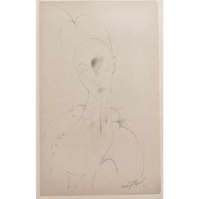 A. Modigliani, Lunia, Lithograph For Sale