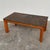 Modernist Fossil Marble Coffee Table with Wooden Base, 1970s For Sale - Image 5 of 10