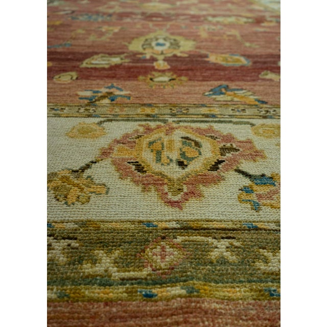 Turkish Turkish Oushak Old Wool Rug 9'10" x 14' #20121 For Sale - Image 3 of 8