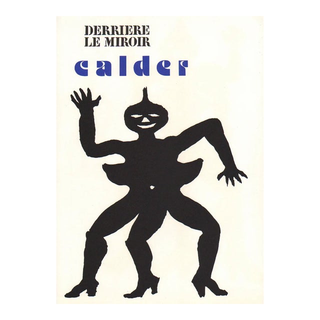 Calder Lithograph Dm15212 Derriere Le Miroir 1975 For Sale