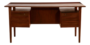 Teak Desk by Peter Løvig Nielsen for Hedensted Furniture Factory