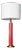 Currey & Co. Rhyme Red Table Lamp For Sale