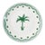 Vintage Fern & Co. For Anthropologie Palm Tree Appetizer Plate For Sale
