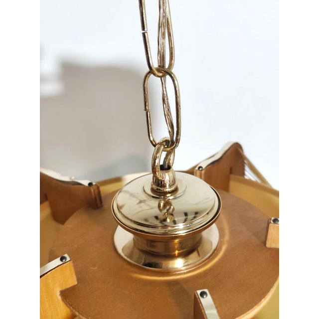 1970s Vintage Spanish Nordic Style Hanging Lamp, 1970s For Sale - Image 5 of 14
