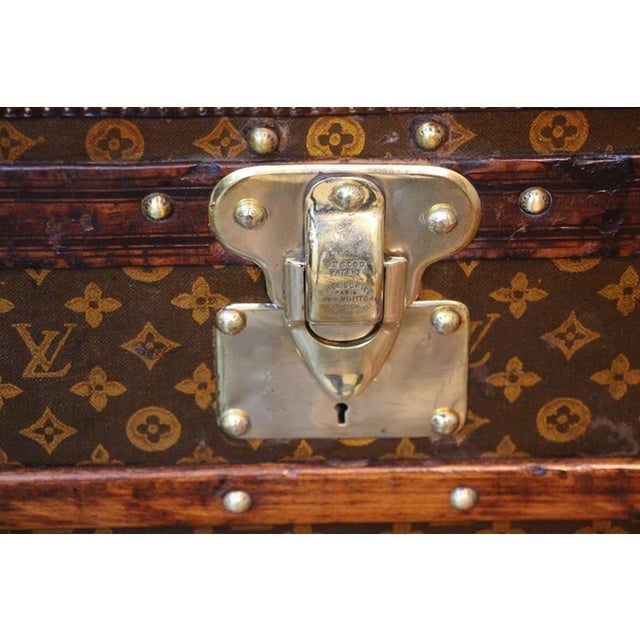 Monogrammed Trunk from Louis Vuitton, 1920s | Chairish