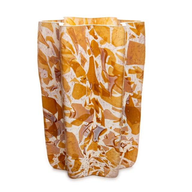 Not Yet Made - Made To Order Stories of Italy Nougat Karkade Bucket Vase For Sale - Image 5 of 5