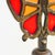 Brass Stained Glass and Brass Butterfly Bell For Sale - Image 8 of 10