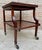 Mid 20th Century Early 20th Century Cherry Wood Serving Bar Cart with Removable Tray, 1940s For Sale - Image 5 of 18