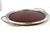 A beautiful vintage serving tray combining a richly finished mahogany center with a silverplate surround, finely beaded...