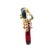 1980s Pair of Monumental 18k Gold Diamond Interchangeable Cut Crystal Drop Earrings, 52 Grams For Sale - Image 4 of 7