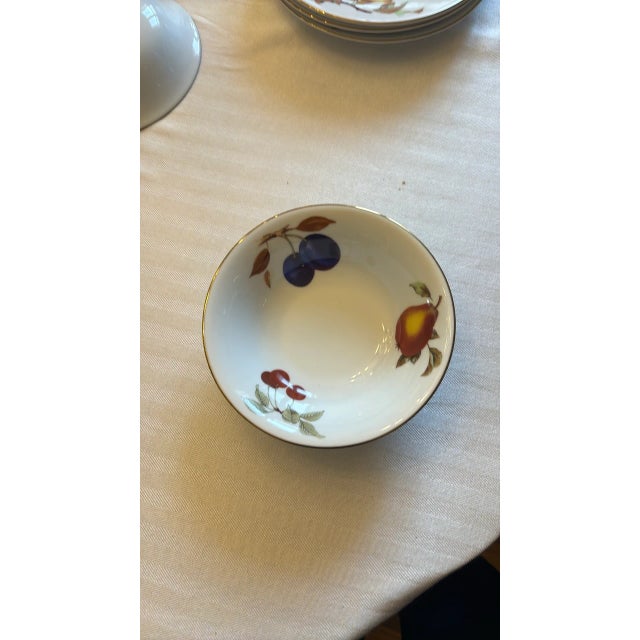 Royal Worcester Royal Worcester "Evesham" 16 Piece Dinnerware Set For Sale - Image 4 of 12