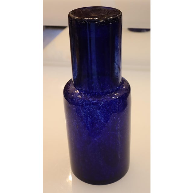 Murano Blown Glass Millebolle Bottle from Manifattura Di Murano, 1960s, Set of 2 For Sale - Image 7 of 13