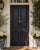 A handsome mid-20th-century cast brass door knocker modeled as a traditional ship’s anchor. The clean, graphic silhouette...