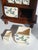 Ceramic Antique Dutch Farmhouse Wooden Ceramic Floral Spice Cabinet, 1950s For Sale - Image 7 of 14