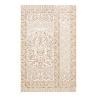 SAMPLE - Schumacher Colmery Paisley Panel Set In Parchment For Sale