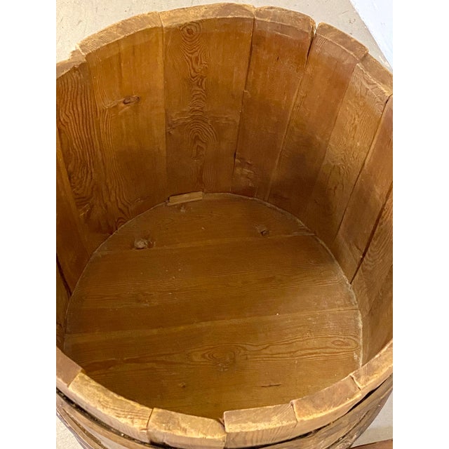 Brown Antique Rustic Mountain Container For Flour For Sale - Image 8 of 18