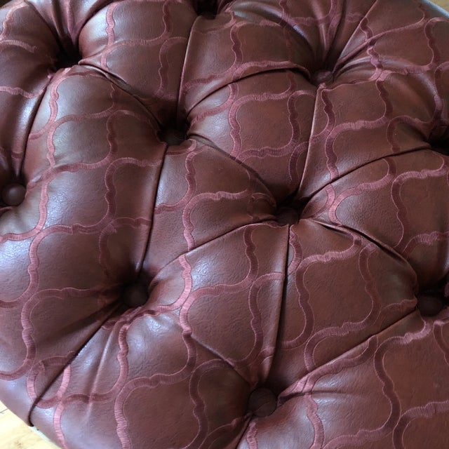 French 1980s Faux Bois Wooden Leaf Chair For Sale - Image 3 of 8