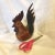 Farmhouse 1970s Colorful Carved Wooden Rooster Chicken, The Mandalay Box Company For Sale - Image 3 of 5