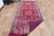 Tribal Vintage 1970s Turkish Oushak Handmade Pink Red Wool Wool Runner For Sale - Image 3 of 11