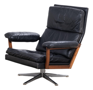 Swivel Armchair attributed to André Vandenbeuck for Strässle, 1960s