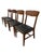 Mid-Century Modern Mid-Century Modern Walnut Dining Chairs - Set of 4 For Sale - Image 3 of 6